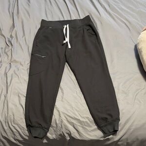 Figs Black Jogger Scrubs